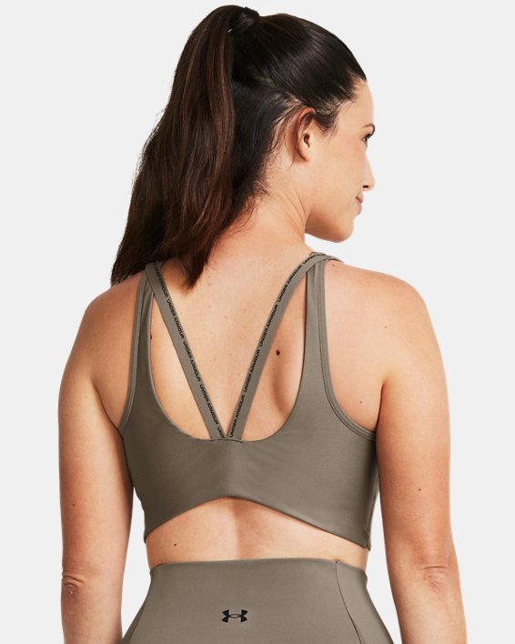 Women's UA Infinity 2.0 Low Strappy Sports Bra in Brown image number 1
